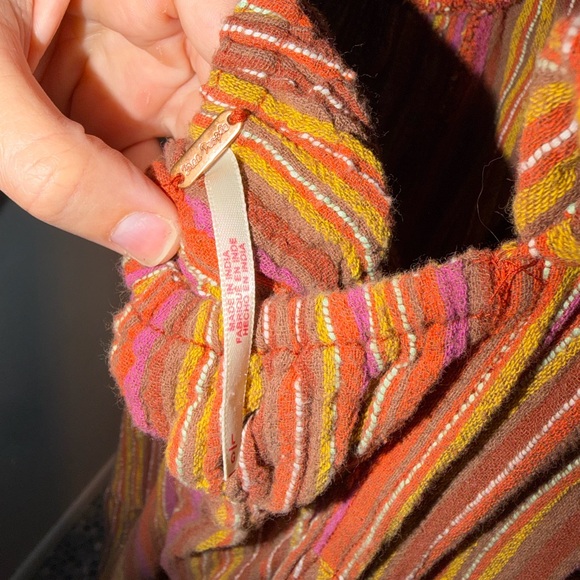 Free People Multicolor Striped Halter Jumpsuit - Picture 5 of 5